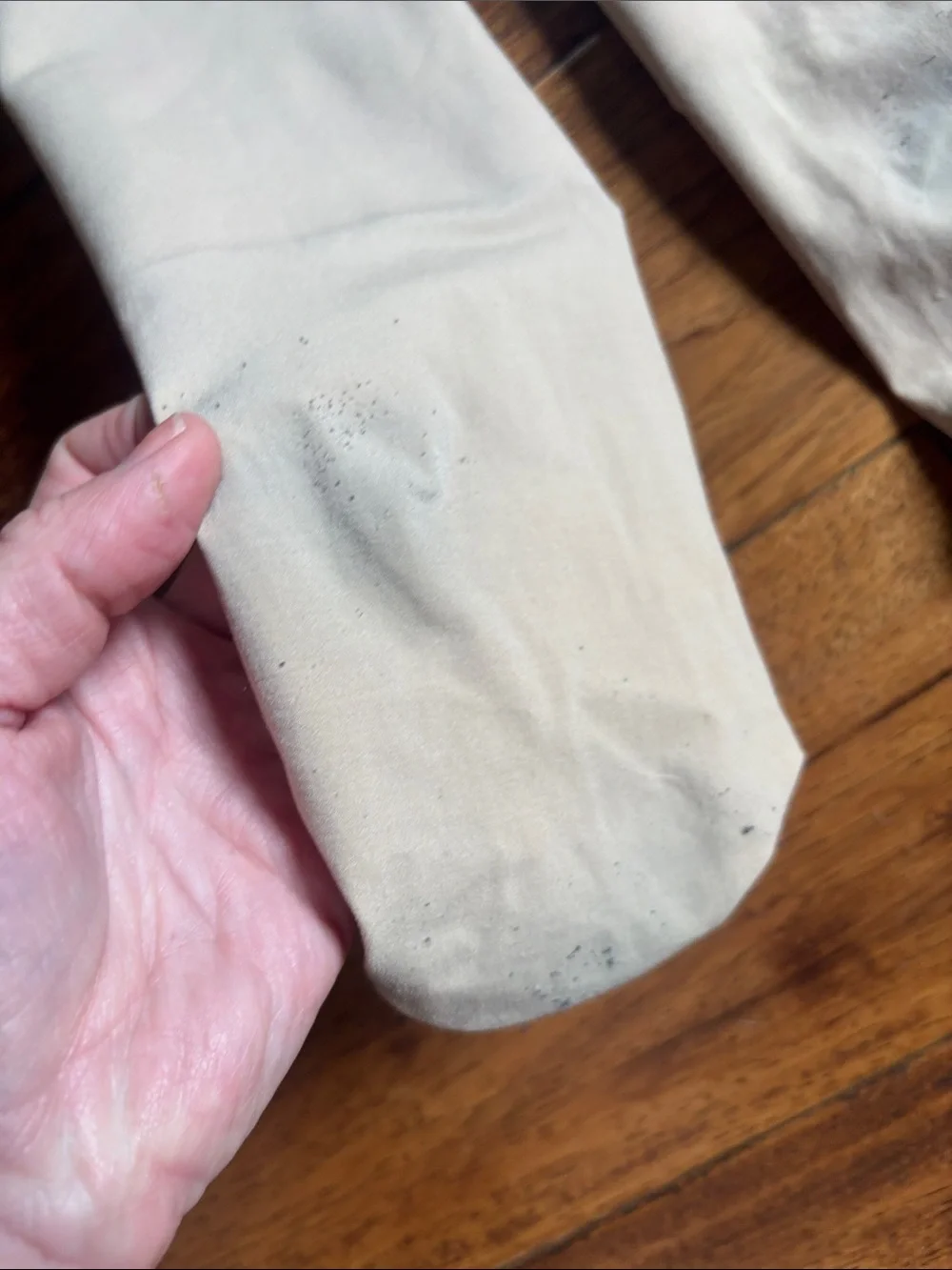 Cozy Fleece lined Tights - Cream & Brown (2-Pack)